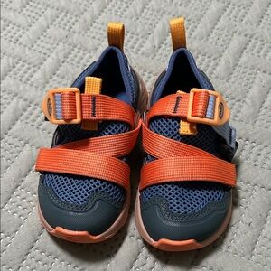 Orange and Blue Strap Chacos